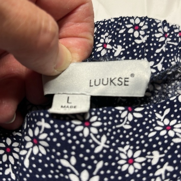 Luukse High Rise Daisy Wide Leg Palasso Pants - Picture 9 of 17